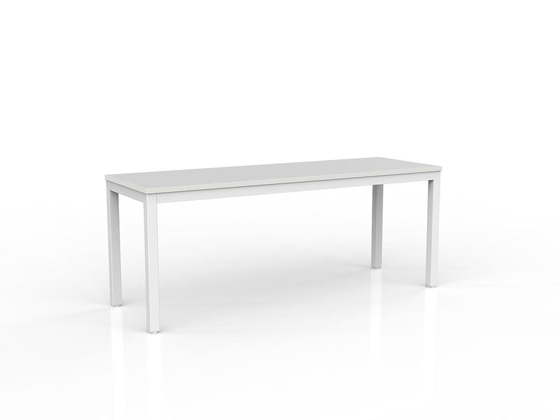 Axis Meeting Table 1800mmX600mm White White Powdercoat
