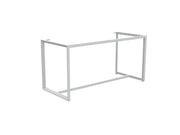 Axis Square Leg Bar Leaner Frame 2400X1200mm Black