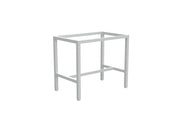 Axis Square Leg Bar Leaner Frame White