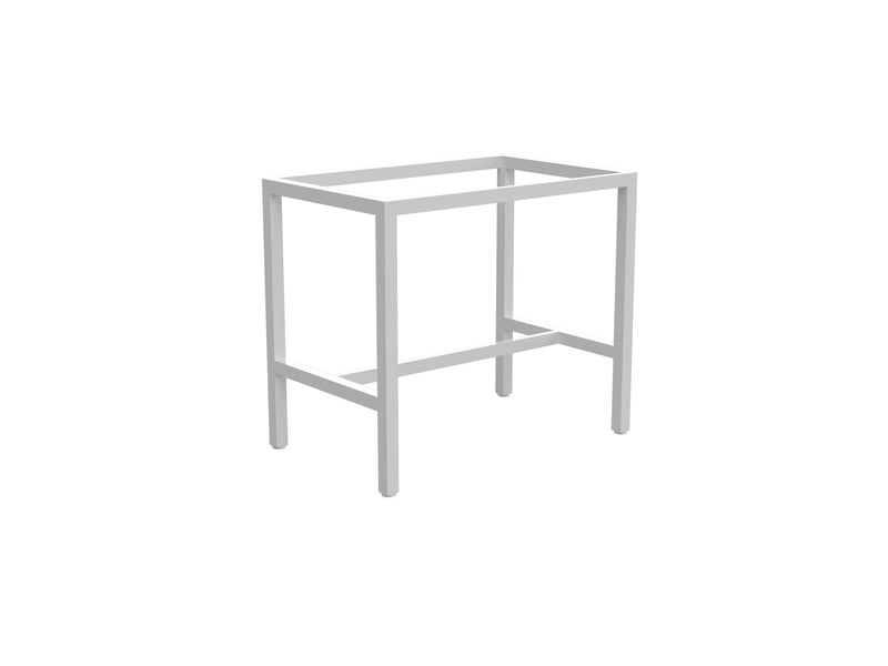 Axis Square Leg Bar Leaner Frame White