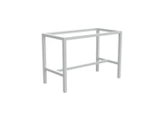 Axis Square Leg Bar Leaner Frame White
