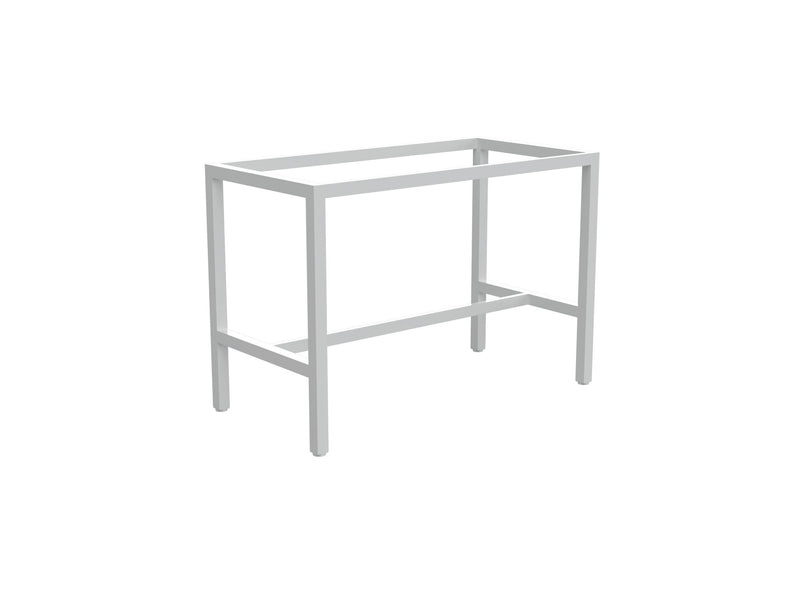 Axis Square Leg Bar Leaner Frame White