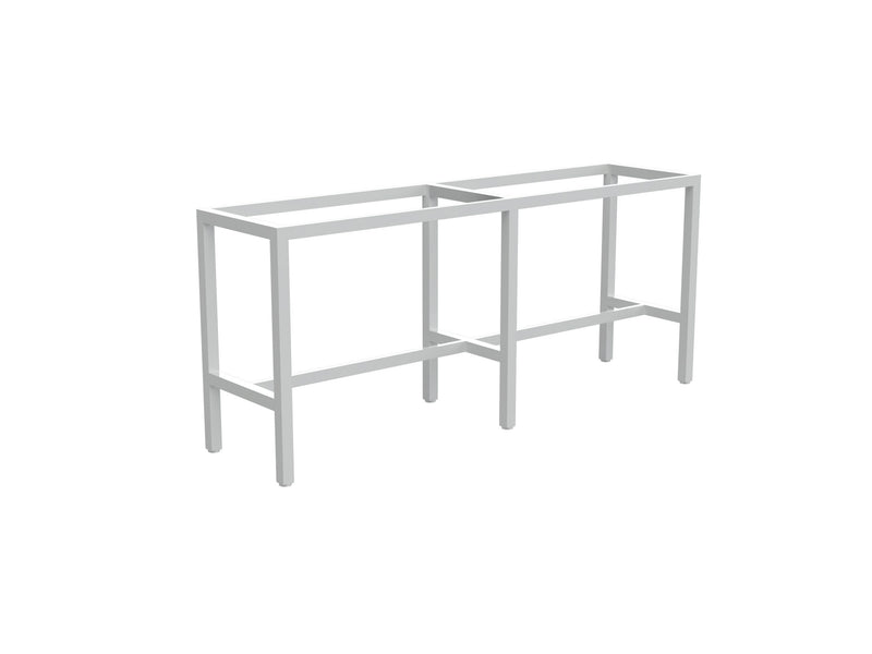 Axis Square Leg Bar Leaner Frame White