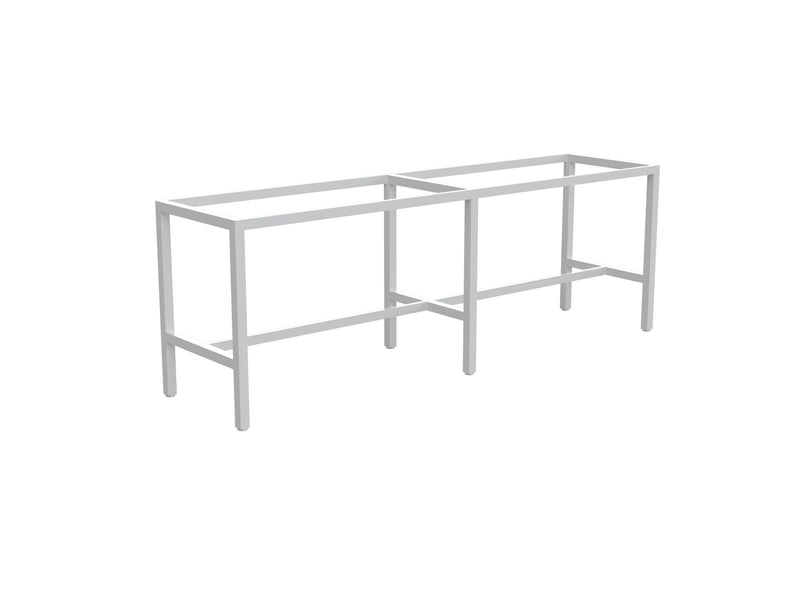 Axis Square Leg Bar Leaner Frame White