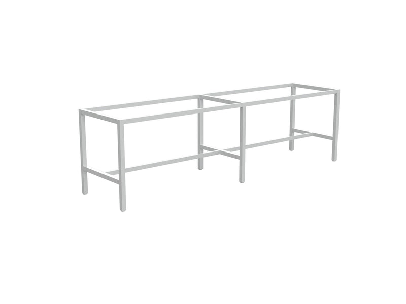 Axis Square Leg Bar Leaner Frame White