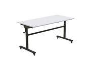 Axis Height Adjustable Flip Table White