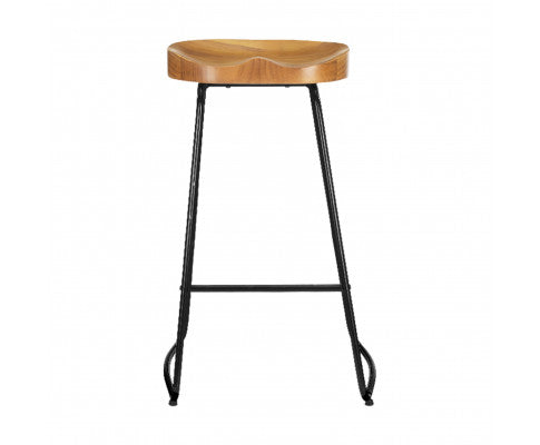 Artiss Set of 4 Vintage Tractor Bar Stools Retro Bar Stool Industrial Chairs 75cm