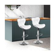 Artiss Set of 2 Pu Leather Bar Stools