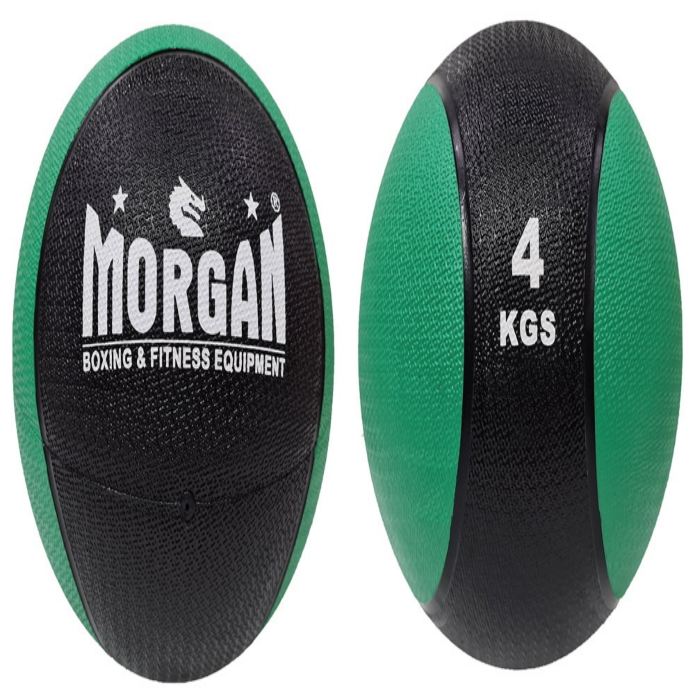 Morgan 2-Tone Commercial Rubber Medicine Ball Set Of 5 (3 + 4 + 5 + 7 + 10Kg)