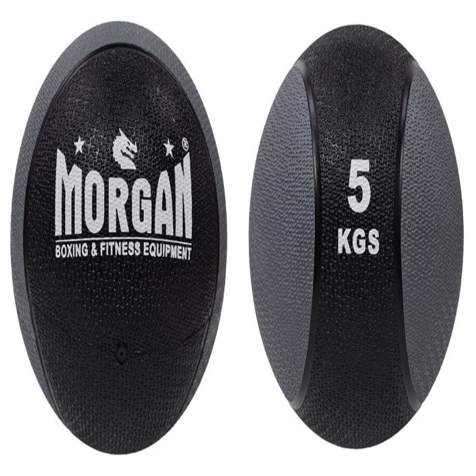 Morgan 2-Tone Commercial Rubber Medicine Ball Set Of 5 (3 + 4 + 5 + 7 + 10Kg)