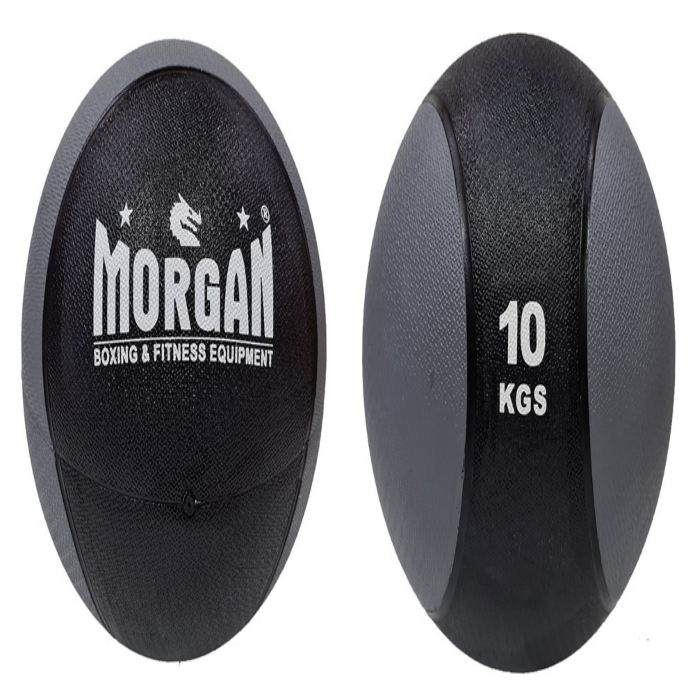 Morgan 2-Tone Commercial Rubber Medicine Ball Set Of 5 (3 + 4 + 5 + 7 + 10Kg)