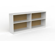 EkoSystem Credenza Bookcase White Melamine