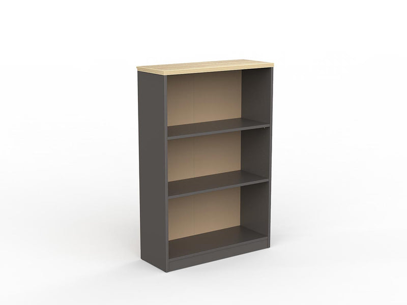 EkoSystem Bookcase 1200mm Charcoal Melamine