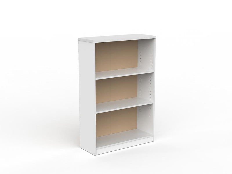 EkoSystem Bookcase 1200mm White Melamine