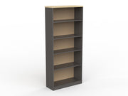 EkoSystem Bookcase 1800mm Charcoal Melamine