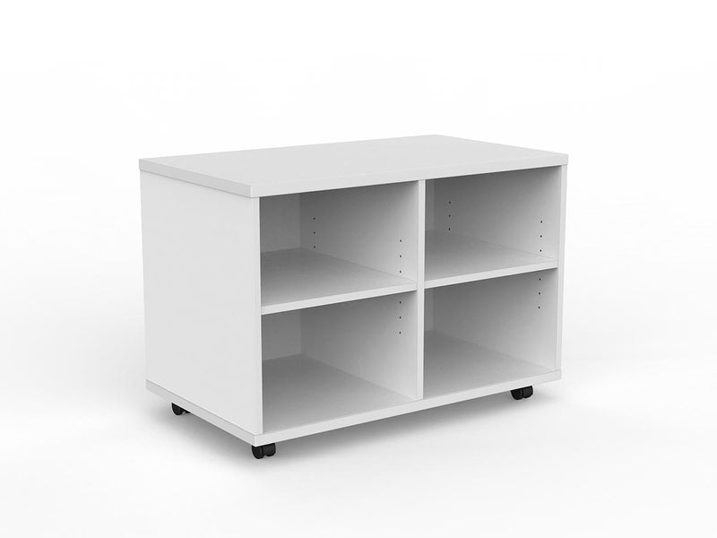 EkoSystem Mobile Bookcase Caddy White