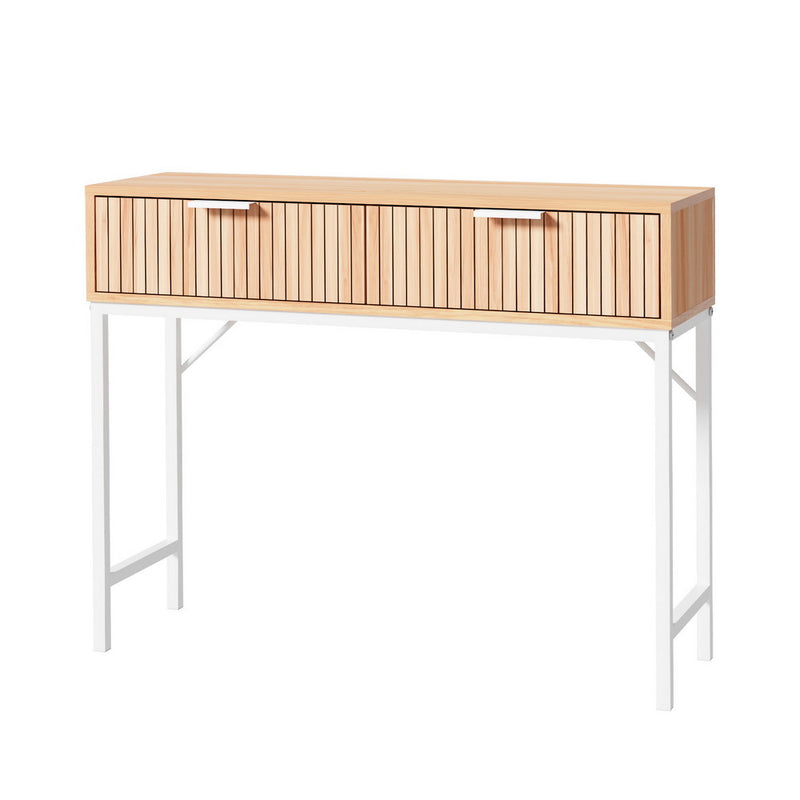 Artiss Console Table 2 Drawers 92CM Default Title