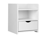Artiss Bedside Table Drawer White