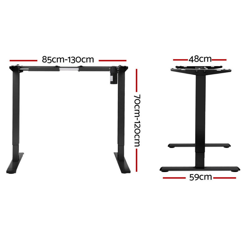 Artiss Electric Standing Desk Frame Only Height Adjustable