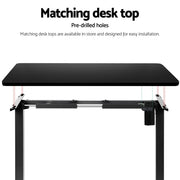 Artiss Electric Standing Desk Frame Only Height Adjustable