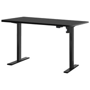 Artiss Standing Desk Motorised Adjustable Desk 140CM Black Black