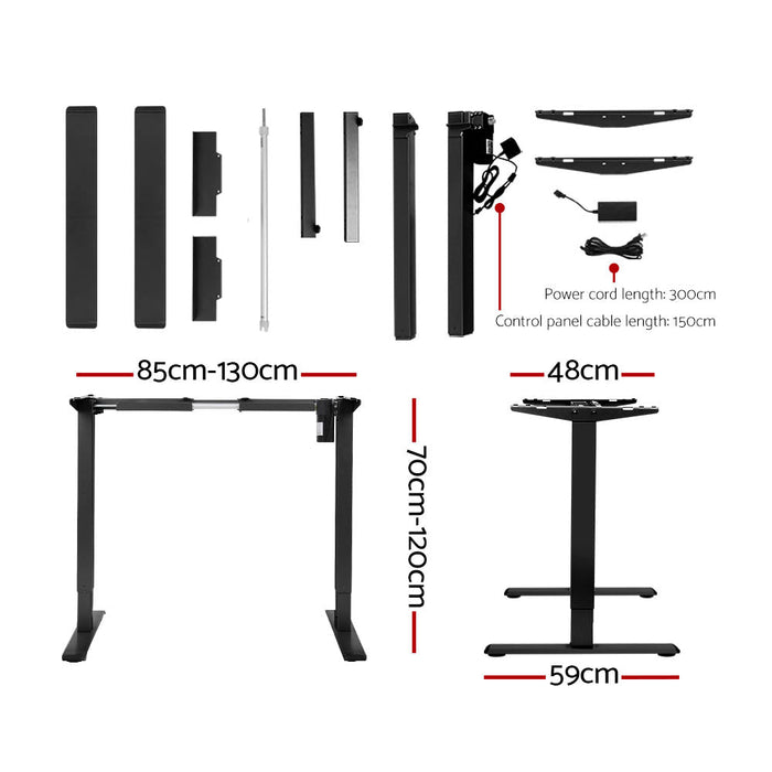 Artiss Standing Desk Motorised Adjustable Desk 140CM