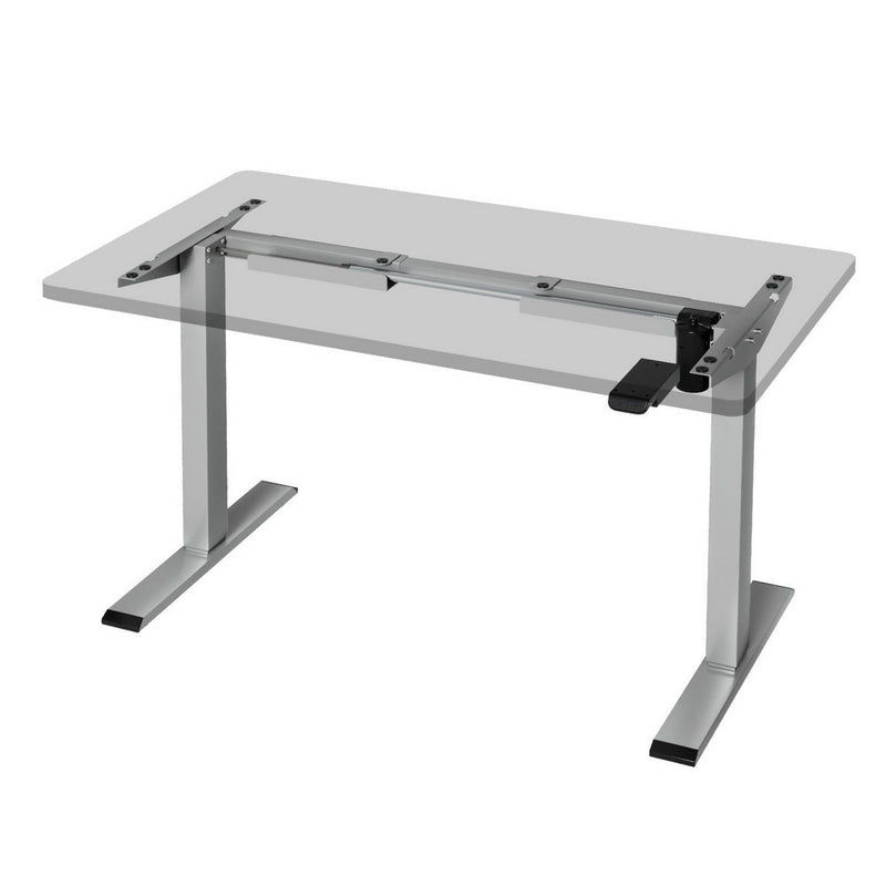 Artiss Electric Standing Desk Frame Only Height Adjustable Grey