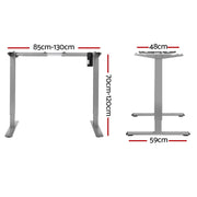 Artiss Electric Standing Desk Frame Only Height Adjustable