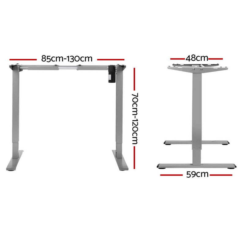 Artiss Electric Standing Desk Frame Only Height Adjustable