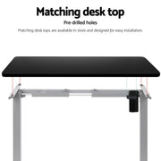 Artiss Electric Standing Desk Frame Only Height Adjustable