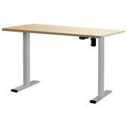 Artiss Standing Desk Motorised Height-Adjustable 140CM White Oak