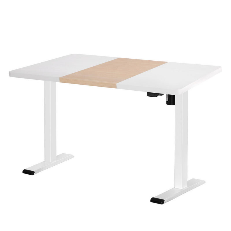Artiss Standing Desk Motorised Sit Stand Desks 120CM White Pine