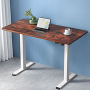 Artiss Standing Desk Motorised Sit Stand Desks Rustic Brown