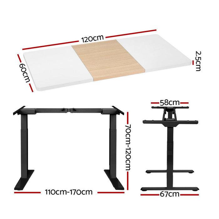 Artiss Standing Desk Motorised Electric Dual Motor