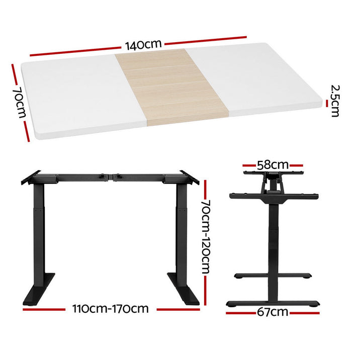 Artiss Standing Desk Motorised Electric Dual Motor