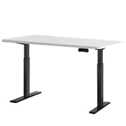 Artiss Standing Desk Motorised Dual Motor 140CM White Black