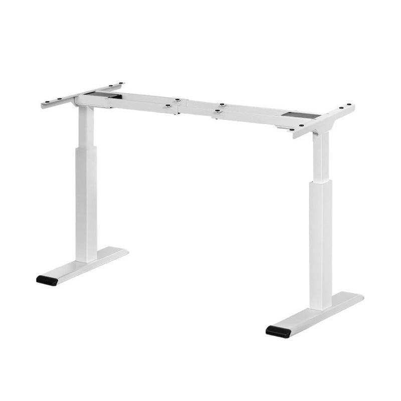 Artiss Standing Desk Frame Only Dual Motor Motorised Black White