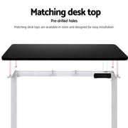 Artiss Standing Desk Frame Only Dual Motor Motorised Black