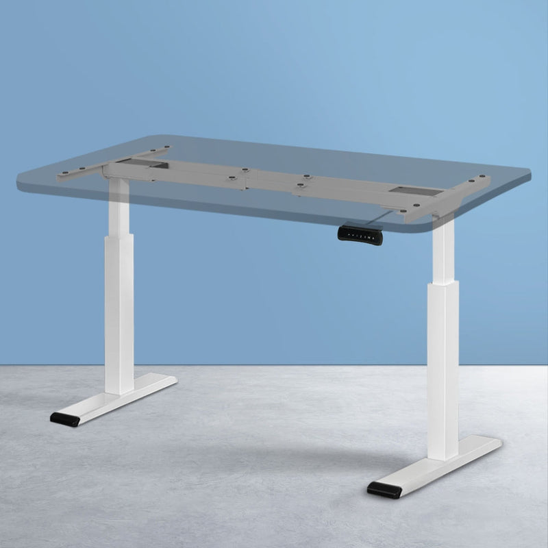Artiss Standing Desk Frame Only Dual Motor Motorised Black