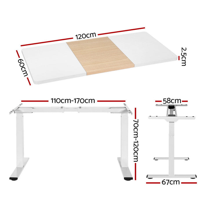 Artiss Standing Desk Motorised Electric Dual Motor