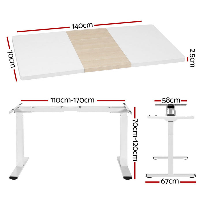 Artiss Standing Desk Motorised Electric Dual Motor