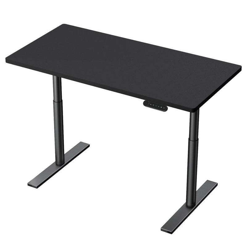 Artiss Standing Desk Motorised Electric Dual Motor Height-adjustable 120cm Black Black