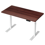 Artiss Standing Desk Motorised Electric Dual Motor Height-adjustable 120cm Walnut White