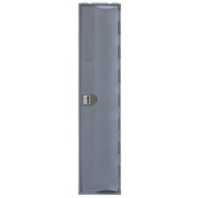 Steelco Heavy Duty HDPE Locker - Full Height Single Door Grey