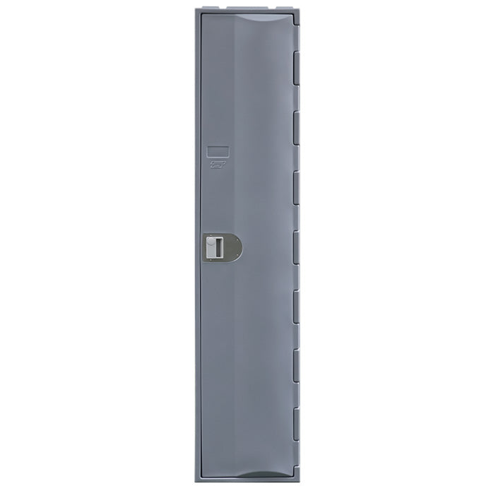 Steelco Heavy Duty HDPE Locker - Full Height Single Door Grey