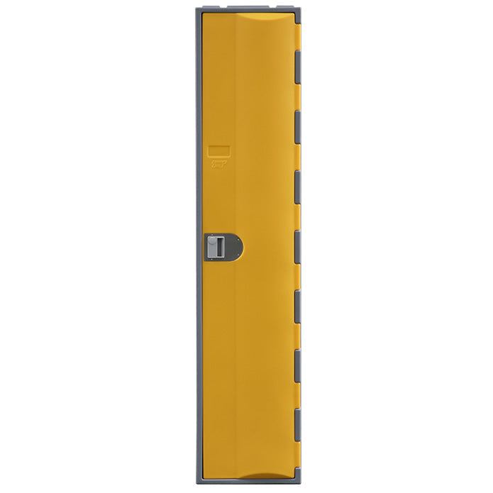 Steelco Heavy Duty HDPE Locker - Full Height Single Door Yellow