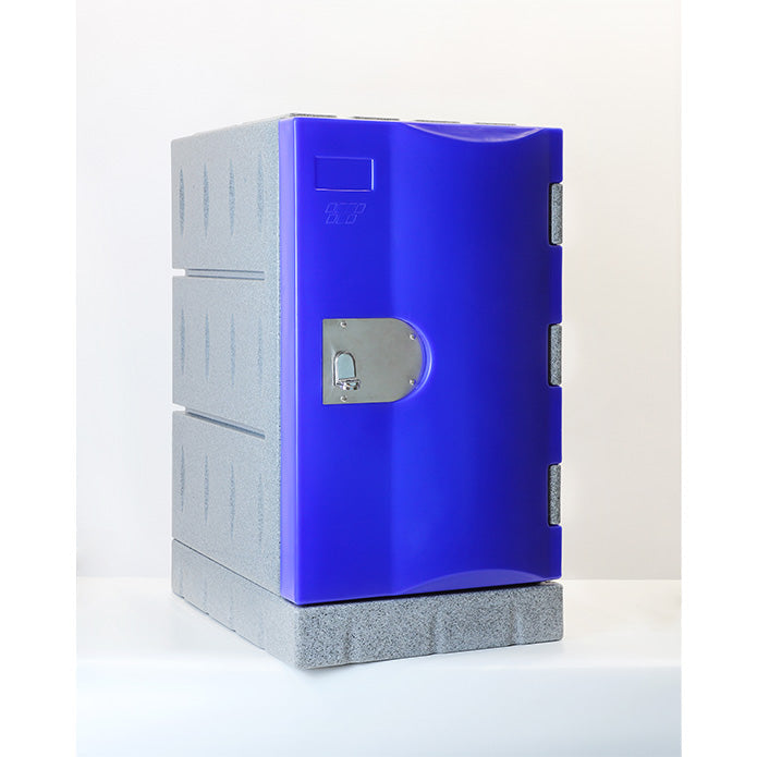Steelco Heavy-Duty Water Resistant Locker Gen 1 Third Height - 610H x 388W x 520D Blue Keylock