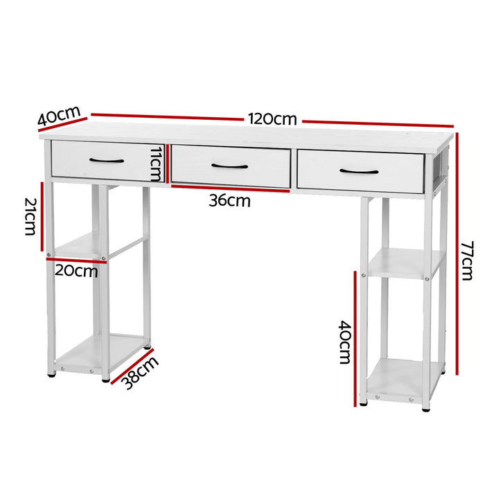 Artiss Computer Desk Drawer Shelves Study Table