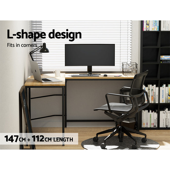 Artiss Corner Computer Desk L-Shape CPU Stand