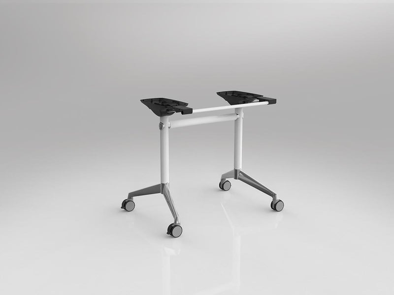 Modulus Flip Table Frame 900mm-1300mm Standard White